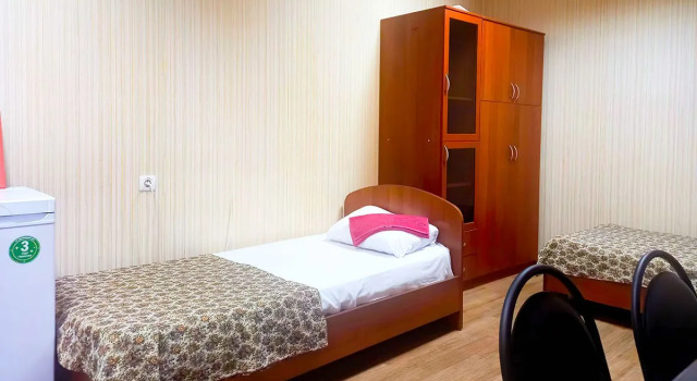 Кровать в общем номере Отель Smart Hotel Краснодар
