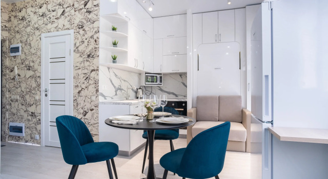 Апартаменты Comfort с балконом Апартаменты Red Apartments Арт Лайт Сити Кортес