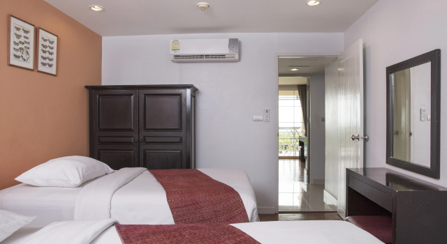 Дюплекс с 2 комнатами с балконом и с видом на океан Chom View Hotel, Hua Hin