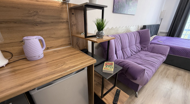 Студия с балконом Апартаменты Сакский квартал