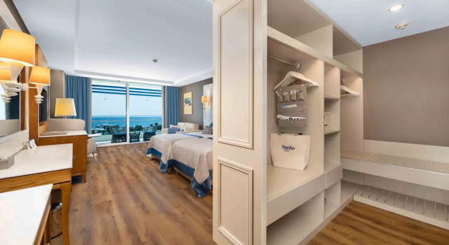 Номер Deluxe с балконом и с видом на море Sueno Hotels Deluxe Belek