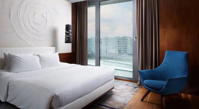 Двухместный люкс Hospitality с видом на город Отель Minsk Marriott