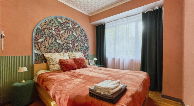 Stilnaya Dvushka u Arbata Flat, Book Lejlighed Moskva Rusland, nær Melnikov House
