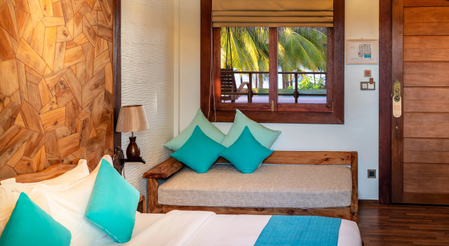 Двухместный номер Deluxe с видом на бассейн Island Luxury Boutique Hotel - Fulhadhoo