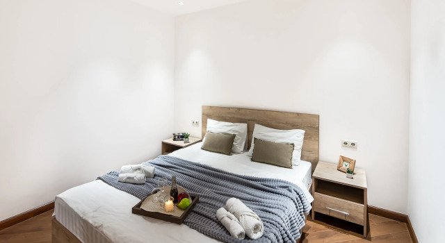 Двухместная студия с видом на город Жилое помещение Apartment just near Republic square