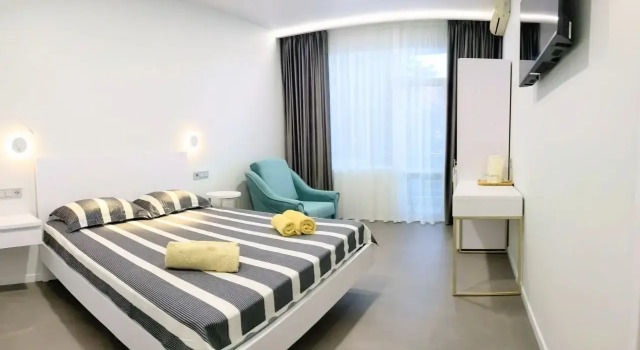 Superior pokoj s balkonem a a výhledem Lodging house Meblirovannye Komnaty 212