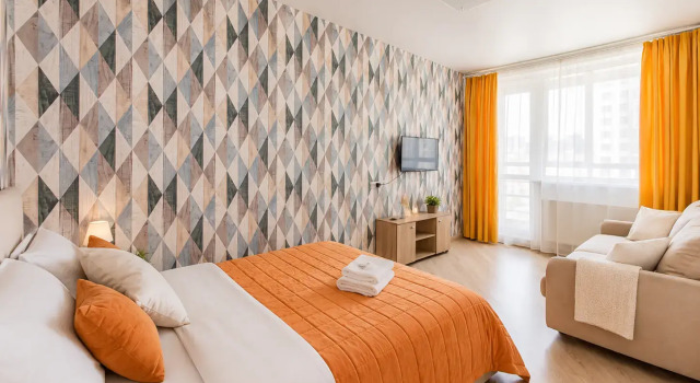 Uyutnaya, Raspolozhennaya v Samom Serdtse Kazani po adresu Sibgata Khakima 50 Flat, Prenota Appartamento Hotel a Tatarstan con parcheggio, Parcheggio
