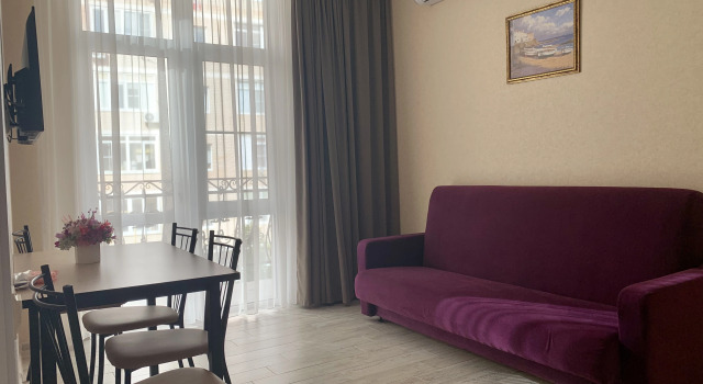 Апартаменты Comfort с 2 комнатами с балконом Гостевой дом с Апартаментами