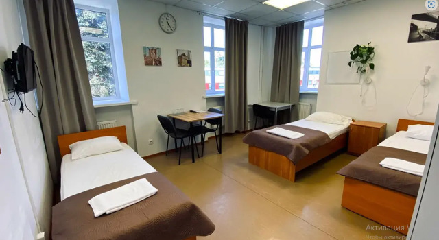 Кровать в общем номере Мини-отель Smart Hotel Петрозаводск