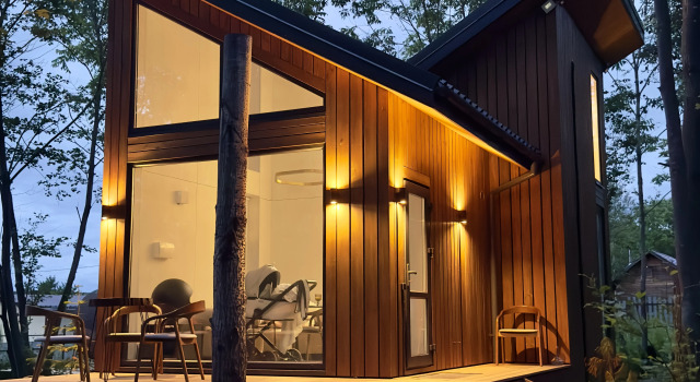 Chalet "krylyya Khekhtsira" - Shale&spa V Lesu, Rezerwuj Chalet Hekhtsir Kraj Chabarowski