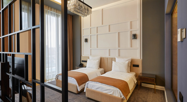 Deluxe dobbelt værelse med udsigt Aghababyan's Hotel