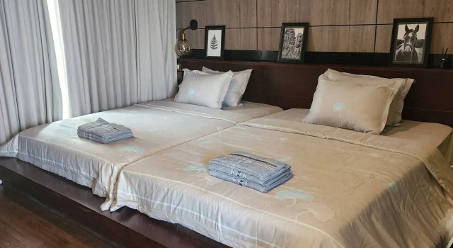Четырёхместный номер Economy с балконом и с красивым видом из окна Отель ChillChill Riverside