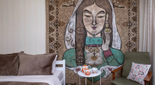 V Gostyakh U Tatarskoy Babushki Flat, Prenota Appartamento Hotel a Tatarstan con parcheggio, Parcheggio