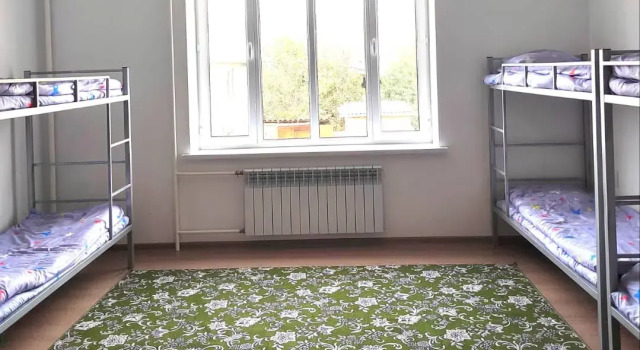 Кровать в общем номере Хостел Hostel_Osh