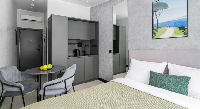 Zhk Park Side V Monokhromnom Stile 2 Apartments, Book Lejlighed Hoteller i Sankt Petersborg med parkering, Parkering