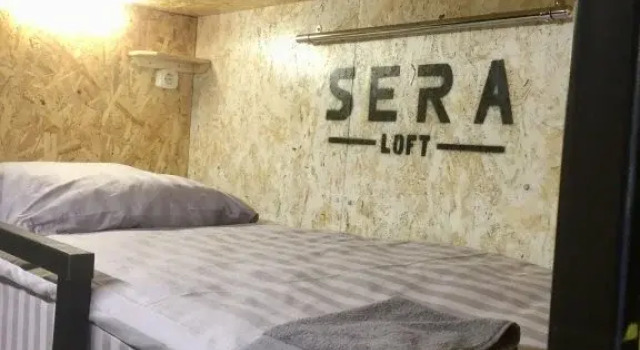 Кровать в общем номере (мужской номер) Хостел Sera Loft