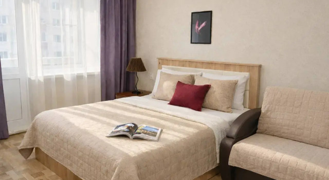 Odnokomnatnaya Natalie Rooms ryadom s TC Obrazcovyj dlya 4 gostej Flat, Prenota Appartamento Syzran' 