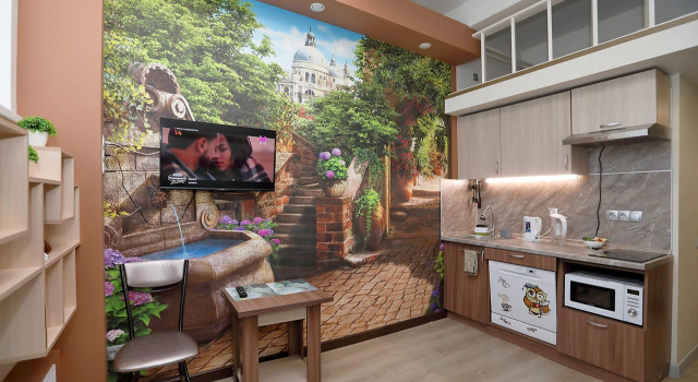 Na 4 Gostey Italiya Etazh 0 ryadom s Crocus City Apartments, Rezervovat Apartmán Hotely v SZAO Area s parkováním, Parkování