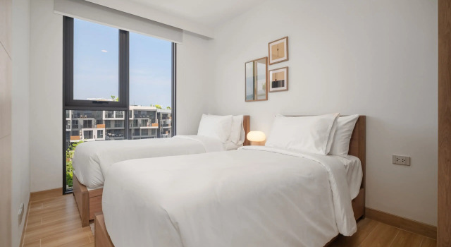 Апартаменты с террасой с 2 комнатами Апарт-отель Skypark Celeste Building 4 in Laguna by Banyan Living