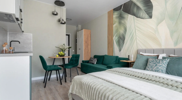 Квартира студия в ЖК Green garden, Забронировать Апартаменты/квартира Апартаменты Свердловской области, Апартаменты/квартира