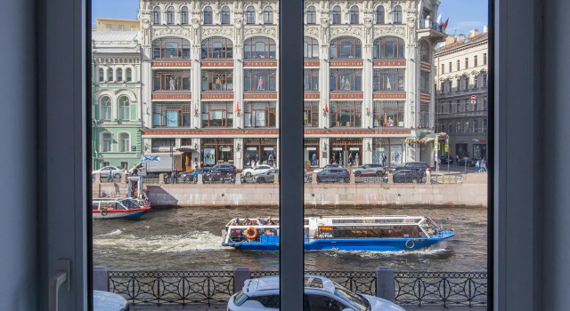 Квартира Beautiful view on Moika river 56