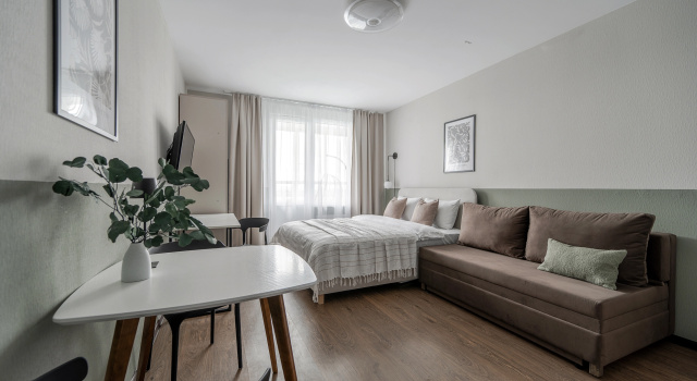 Stilnaya Studiya V Zhk Zimaleto Flat, Rezervovat Apartmán Hotely v Petrohrad s parkováním, Parkování