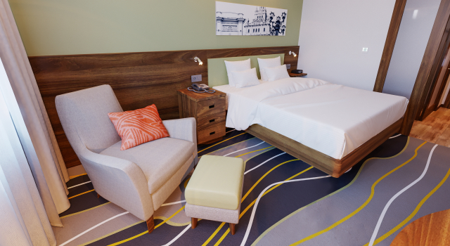 Двухместный номер Standard Hampton by Hilton Брест