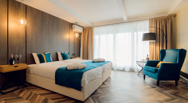Двухместные Studio Apartment with terrace Lux Отель Tulip Residence & Spa