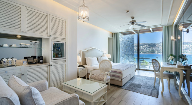 Люкс Exclusive with Living Room с видом на море Mivara Luxury Bodrum