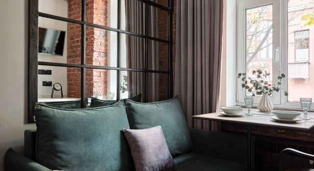 Апартаменты Апартаменты EasyGuest в стиле loft у метро Трубная
