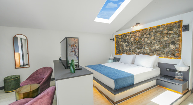 Номер с джакузи Deluxe с видом на море Ramitos Hotel