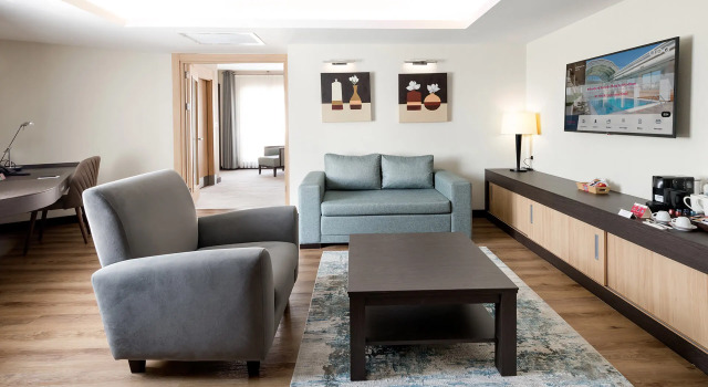 Двухместный люкс Corner Отель Ramada Plaza By Wyndham Istanbul City Center