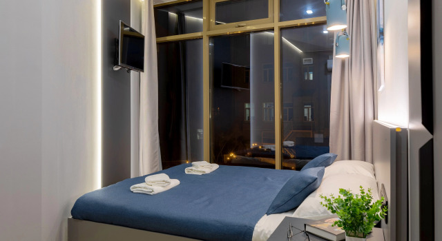Двухместные Апартаменты Семейные с 2 комнатами Апарт-отель Port Comfort on Ligovsky 4*
