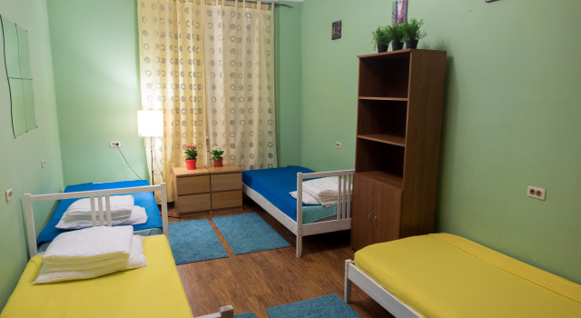 Кровать в общем номере Na Chistyih Prudah Hostel