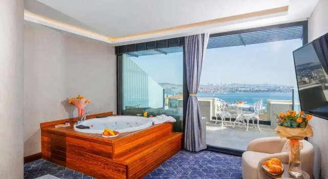 Двухместный номер Deluxe с видом на море Ring Stone Hotels Bosphorus - Special Class