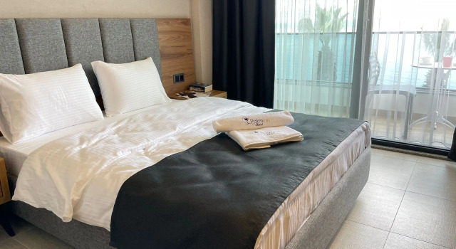 Standardowy pokój i balkonem i z widokiem na morze Palmon Hotel