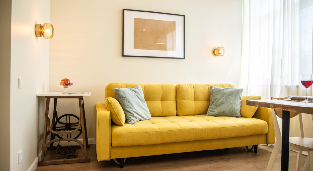 Апартаменты с балконом и с красивым видом из окна LovelyHome39|Двухкомнатные апартаменты  в Жк Oberdorf  с террасой  в Светлогорске