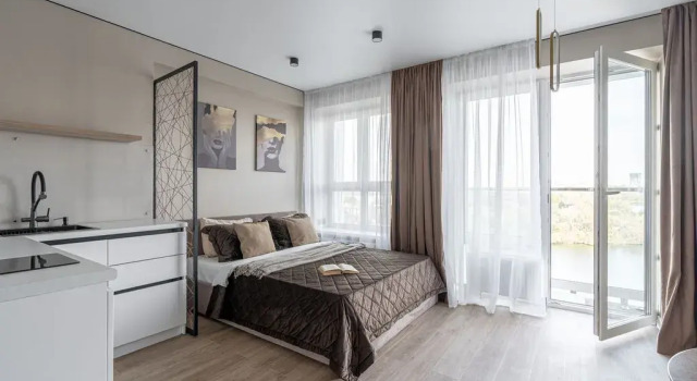 Studio Lake Flat, Prenota Appartamento Hotel a Tatarstan con parcheggio, Parcheggio