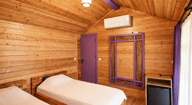 Бунгало с 2 комнатами с видом на горы Отель Izgen Bungalows