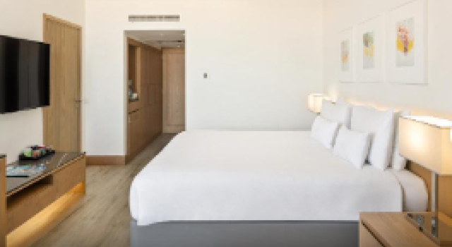 Люкс Peacock Lounge with Free Breakfast c 1 комнатой с видом на море Курортный отель JA The Resort - JA Beach hotel