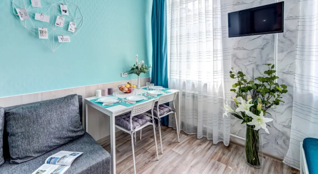 Apartamenty 1 Uyutnye na Pionerskoj Ulice Petrogradskoj Storony (ChK1), Rezervovat Apartmán Petrogradskiy district Petrohrad, poblíž Yubileyny Sports Complex