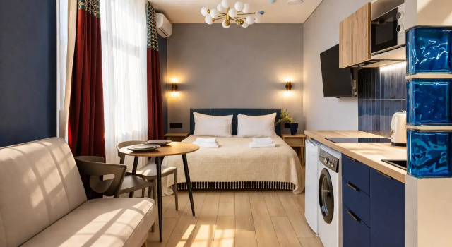 Четырёхместные апартаменты Comfort Апарт-Отель Спот80