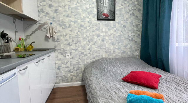Uyutnaya Studiya Na Namyotkina 9/3 Flat, Rezervovat Apartmán Hotely v UZAO Area s parkováním, Parkování
