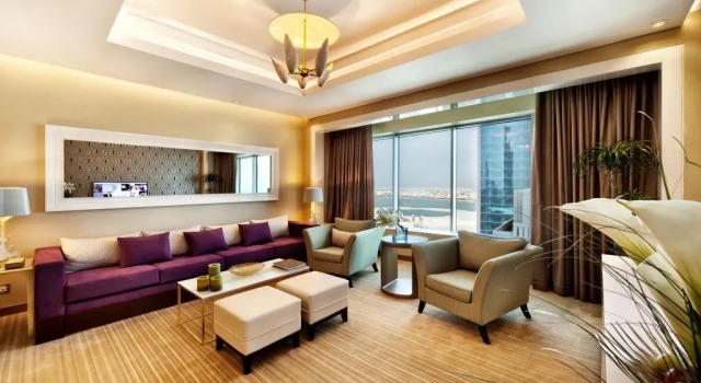 Люкс Luxury с видом на город The Domain Bahrain Hotel and Spa