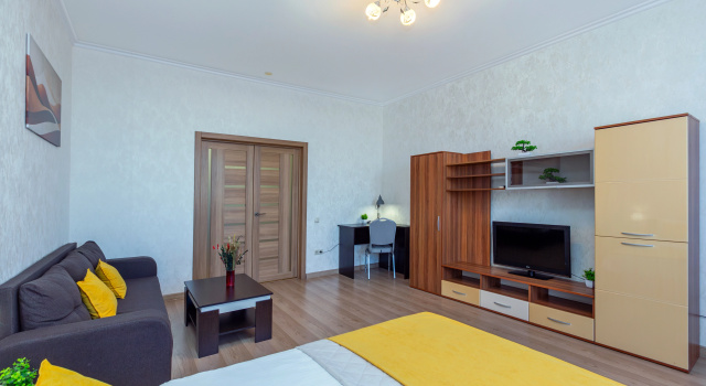 Zhk Parusa S Vidom Na Ploschad Flat, Réserver Appartement Hôtels à Tyumen Region avec petit-déjeuner, Petit-déjeuner