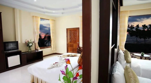Номер Deluxe с балконом и с красивым видом из окна Курортный отель Amantra Resort & Spa
