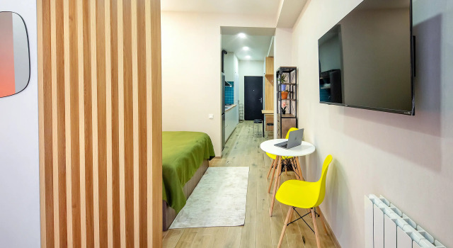 Двухместные апартаменты с видом на город Апартаменты HB apartments Akhmeta