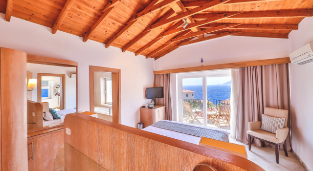 Двухместный люкс Sunset Отель Mekvin Deniz Feneri Lighthouse Adults Only +12