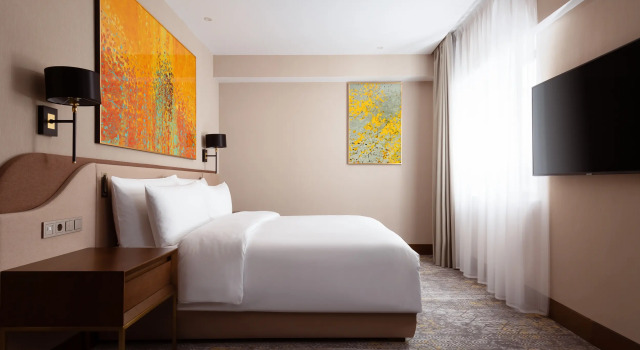 Двухместный люкс Deluxe с видом на внутренний двор Swissôtel Wellness Resort Alatau Almaty