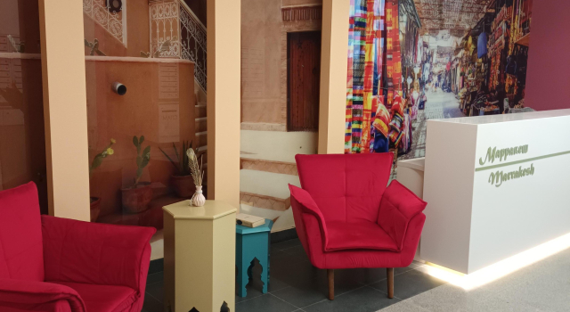 Двухместные апартаменты с балконом и с красивым видом из окна Апартаменты Marrakesh aпарт
